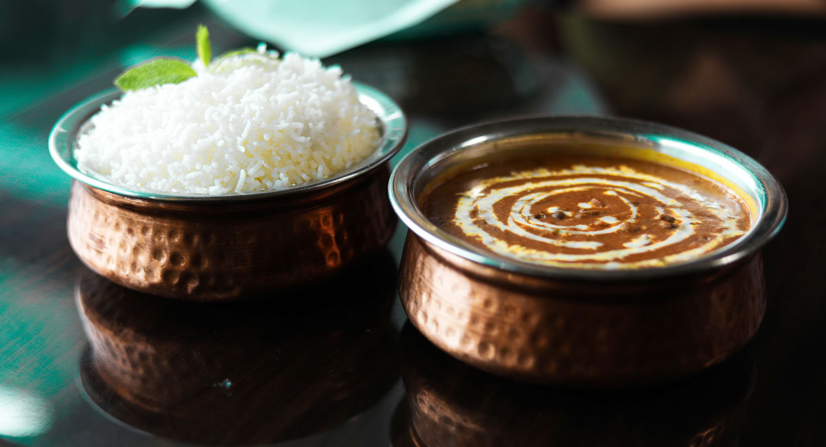 Banana Leaf Redondo Beach - Dal Makhani and White Rice