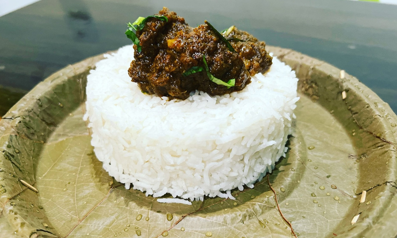 Banana Leaf Redondo Beach - Gongura Rice