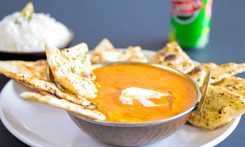 Banana Leaf Redondo Beach - Butter Chicken with Naan