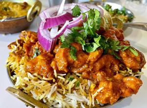 Banana Leaf South Redondo - picy Boneless Halal Chicken Biryani